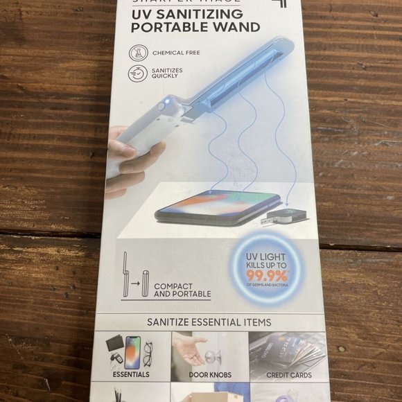 SHARPER IMAGE Light Sanitizer, Portable Foldable Ultraviolet Sanitizing NEW - Picture 2 of 2